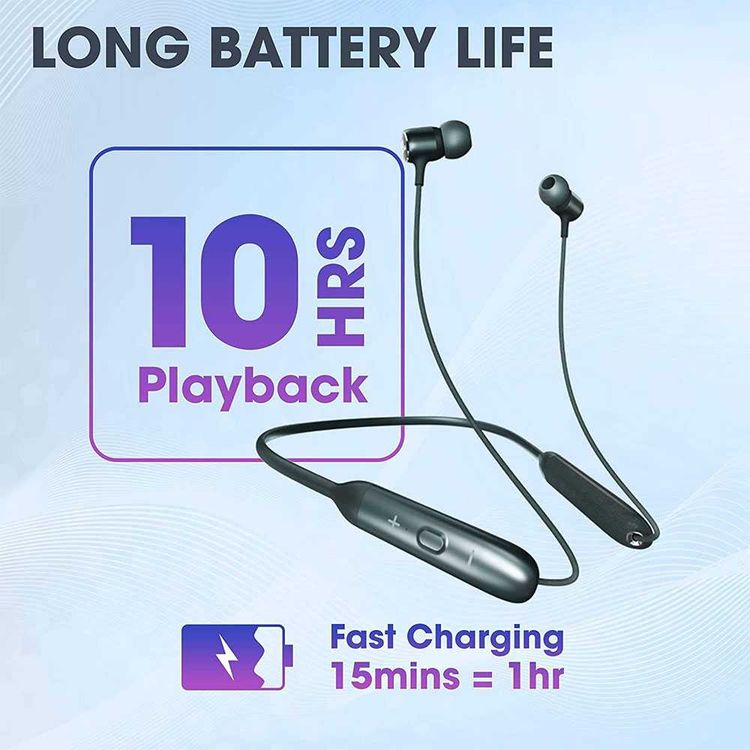 JBL Live 220BT Refurbished In-Ear Neckband Wireless Headphones with Voice Control, 10-hours Battery Life, 4-button Remote with Microphone - Green