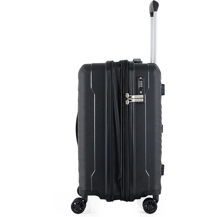 H.T Luggage Bag, Hard Case Polypropylene (PP) Material - Small/Black
