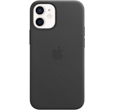 Apple iPhone 12 Mini ( 5.4" ) Leather Case with MagSafe - Black