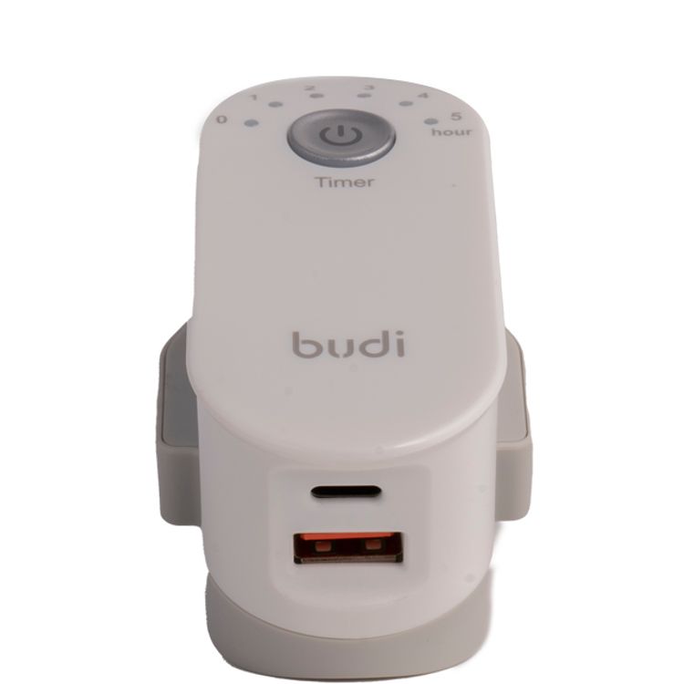 Budi Type-C PD Charger 5V / 9V / 12V QC3.0+ - White