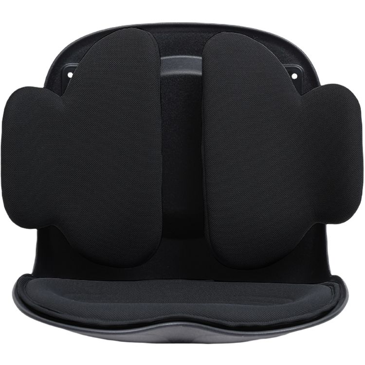 Green Lion Lumbar Pro Adjustable Back Posture Support with PP, PU & Fabric Material, 150kg Max Load Capacity, EVA Cushion Pad, Posture Support - Black