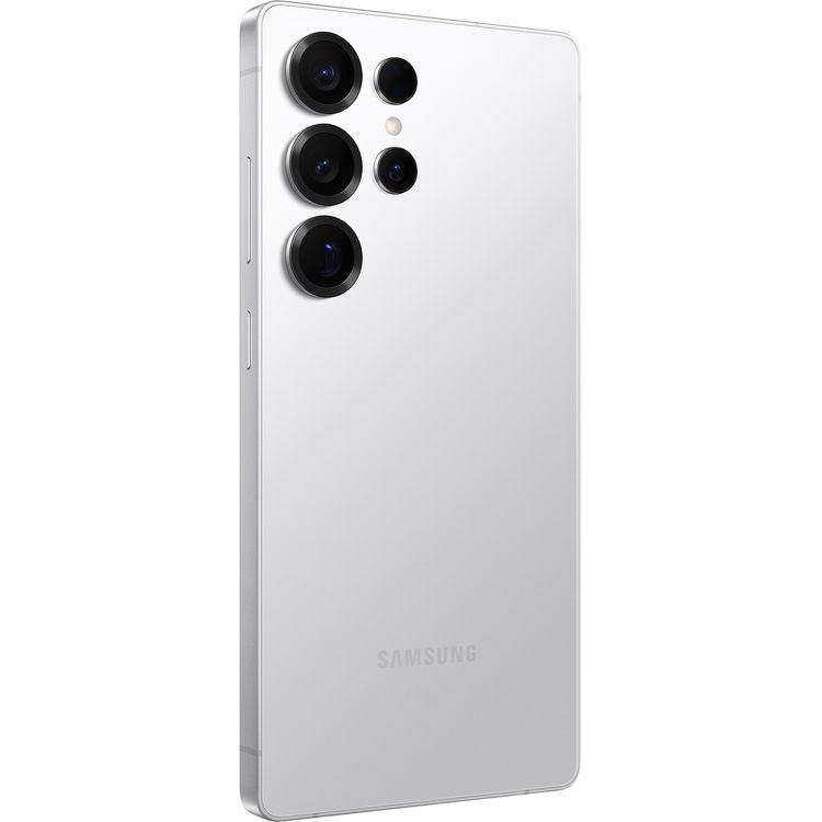 Samsung Galaxy S25 Ultra with 512GB Capacity, 6.8-inch Screen Size, Octa-Core CPU, 5G Network Technology, Rounded Design, 50MP Rear Camera, Middle East Version - Titanium WhiteSilver