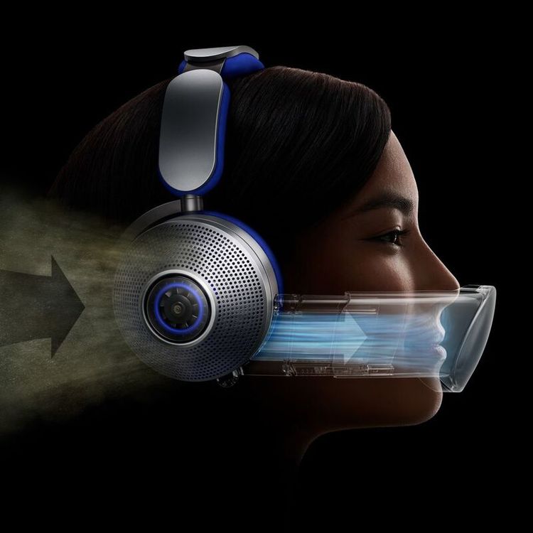 Dyson Zone Active Noise Cancellation Headphones with air Purification, Touch and Voice Control, Designed for Realistic and Detailed Audio, Automatic On and Off Sensors