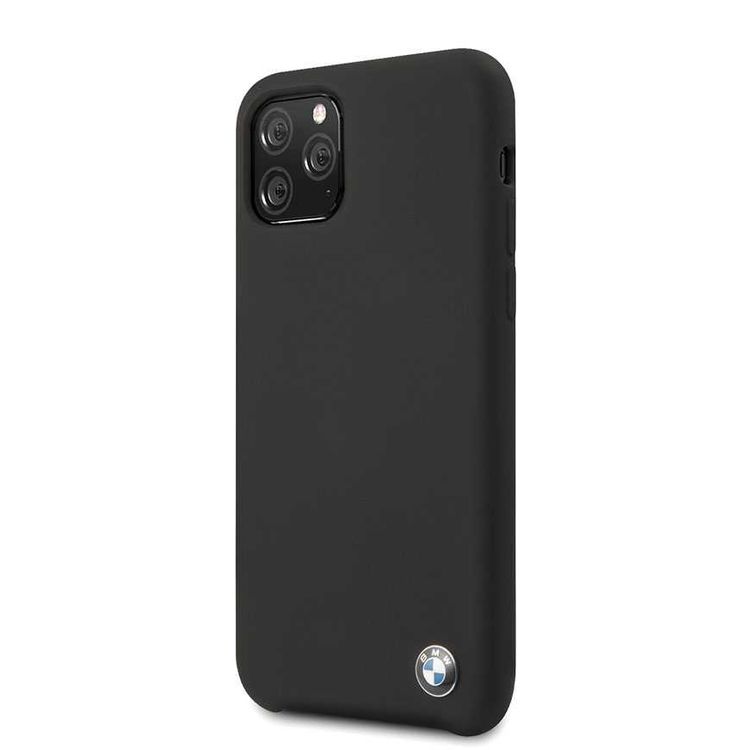 CG Mobile BMW Signature Collection Silicone Hard Case Compatible for iPhone 11 (6.1") Shock & Scratch Resistant, Shock & Drop Protection Back Cover Officially Licensed - Black