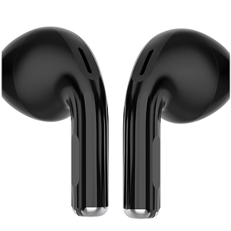 Porodo Soundtec Jetpods In-Ear Wireless Earbuds with 5 Hours Music Playback Time, Bluetooth Version 5.4, 10m Transmission Range, Type-C Charging, Immersive Audio, Ergonomic Fit, Hands-Free Call - Black