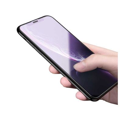 Devia Van Series Full Screen Anti-Blue Ray Tempered Glass for iPhone 6.5 - Black