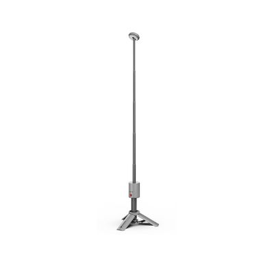 Green Lion Mini Camping Light with Magnetic Base, One Button Release, Adjustable Tripod, 10000mAh Power Bank, 3 Light Modes, 500 Lumens Brightness - Gray