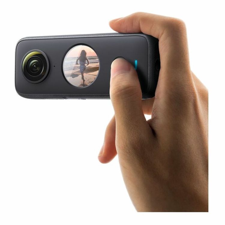  كاميرا اكشن ون X2 | إنستا360 | - أسود