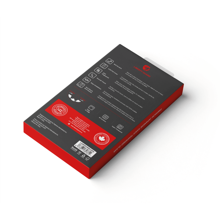 واقي شاشة Liberty Guard Matte Privacy Full Cover بحافة مستديرة لهاتف iPhone 12 Pro Max، مضاد للصدمات والتأثير - الخصوصية