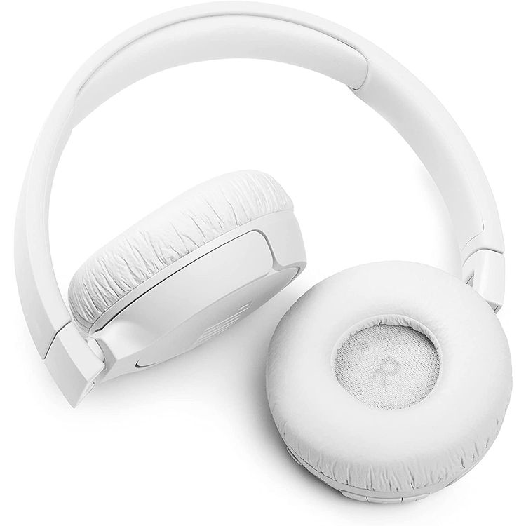 JBL T660 Over-Ear Wireless Bluetooth Headphone wit Noise-Cancelling, Pure Bass, 44-hours Battery Life with ANC on, Hands-free Calls,  Foldable Design - White