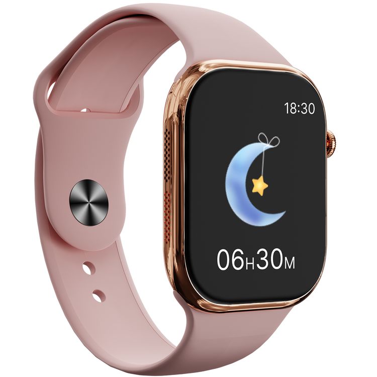 Green Lion Ultimate 41 Smart Watch with Smart Health Tracking, Dynamic Island, Bluetooth Calling, Gesture Operation, Wide-View Display, Sleep Tracking, Crystal Clear Calls on Your Wrist, 3D Animated Interface, Wellness Insights, Multi-Sport Tracking Modes, Bluetooth Version 5.4 - Rose Gold