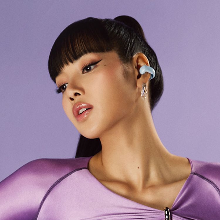 Bose Ultra Open Ear True Wireless Earbuds, Up to 48 Hours of Battery Life, Immersive Audio, Open-Air Design, Surprisingly Private, Snapdragon Sound, Long-Lasting Comfort - Moon Blue