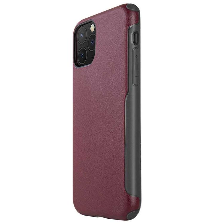 Viva Madrid Vanguard Shield Back Case Compatible for iPhone 11 Pro Max (6.5") Shock Absorbent, Easy Access to All Ports, Anti-Scratch, Drop Protection Back Cover - Sentinel Maroon