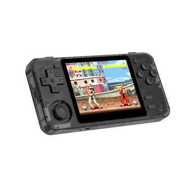 Porodo PDX640 Retro Arcade Game Console with 19 Emulators & 5000+ Built-in Games, 3.5" Screen Size, 60Hz Refresh Rate, Up to 8 Hours Playtime, Immersive Sound Play, Ergonomic Design, 2800mAh Battery Capacity - Gray