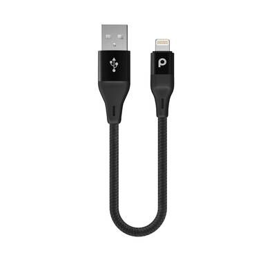 Lightning Cable Porodo  Aluminum Braided Lightning Cable ...