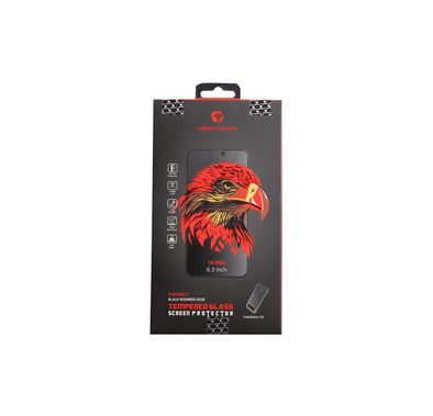 واقي شاشة Liberty Guard لهاتف iPhone 16 Pro Max مع غطاء كامل للخصوصية، زجاج مقسّى، حافة مستديرة 2.5D، طلاء مضاد للتآكل، صلابة 9H، معزز ثلاثيًا، مضاد للخدش، مضاد لبصمات الأصابع، وظيفة مضادة للكهرباء الساكنة - أسود