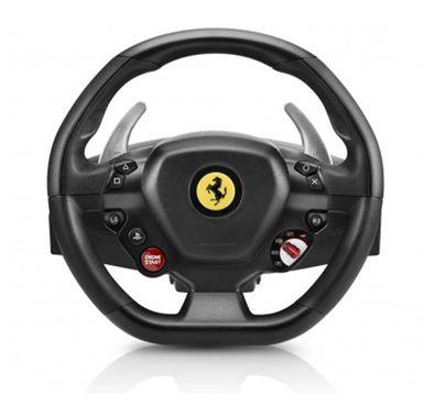 Thrustmaster T80 Ferrari 488 GTB Edition Racing Wheel + Pedals for PS4 - Black