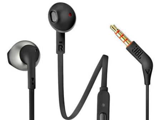1-button remote with microphone with tangle-free flat cable 