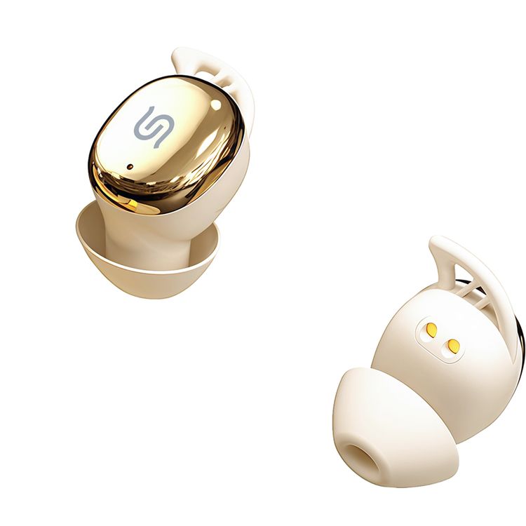 سماعات بورودو ساوند تيك دريم TWS مع جهاز تدليك للبشرة، واجهة شحن USB-C، تصميم داخل الأذن، صوت غامر، مستوى مقاومة الماء IPX4، ملاءمة مريحة، 3 أوضاع للاهتزاز، 4-5 ساعات من وقت تشغيل السماعات، 1.5 ساعة من وقت عمل جهاز التدليك، إصدار بلوتوث 5.3، سرعة محرك جهاز التدليك 8000 دورة في الدقيقة - لون بيج.