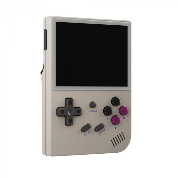 Green Lion GP PRO Gaming Console with Vibration Motor, Gamepad Connection, HDMI Output, Linux System, 7 Hours Working Time, 64GB Storage, 640×480 Pixels Resolution, 3.5 Inches Screen - Grey