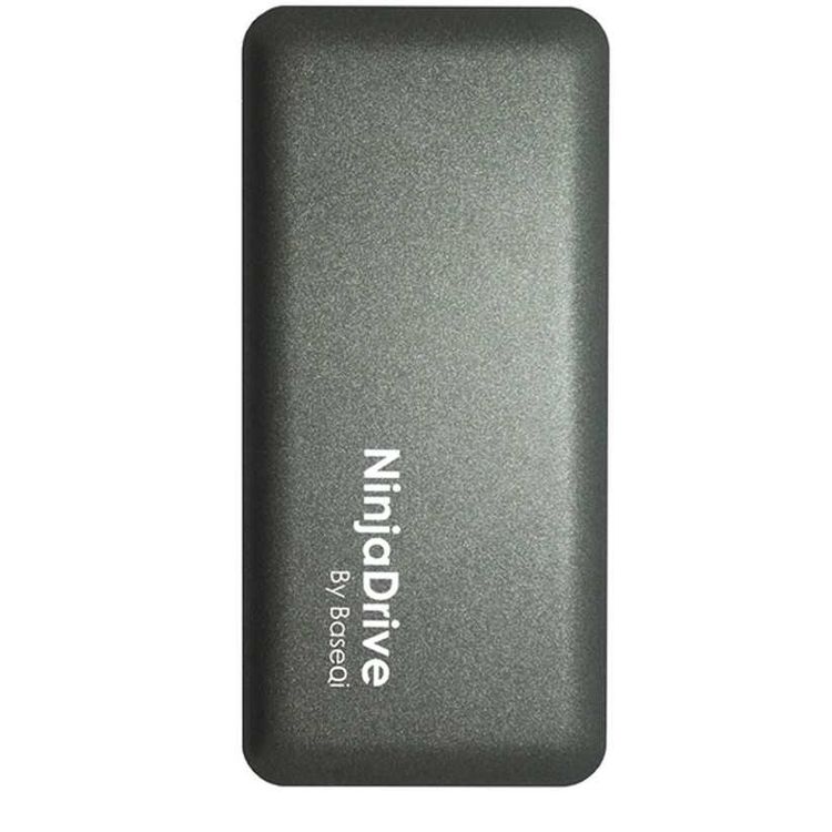 NinjaDrive External SSD Storage 512GB - Plug & Play Extreme Speed - Black