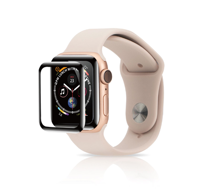 Green Lion 3D Full Glass Screen Protector for Apple Watch Series  40mm, Anti-Shock, 9H HD Screen, Anti-Fingerprint, Scratch Resistance, Covers Edge to Edge - Clear