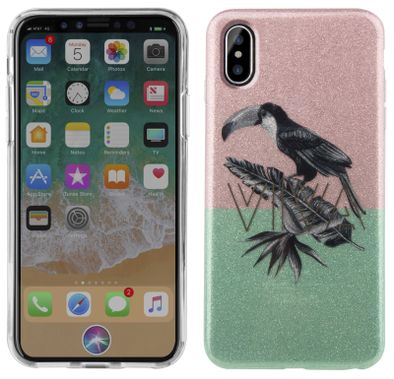 جراب خلفي حامي من ماركة فيفا مدريد لهاتف آيفون إكس - رقص الفلامينغو