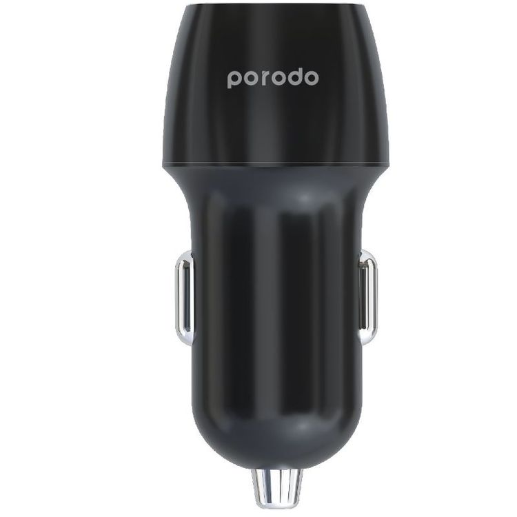Porodo Lucid Magsafe Car Mount Car Charger - Black