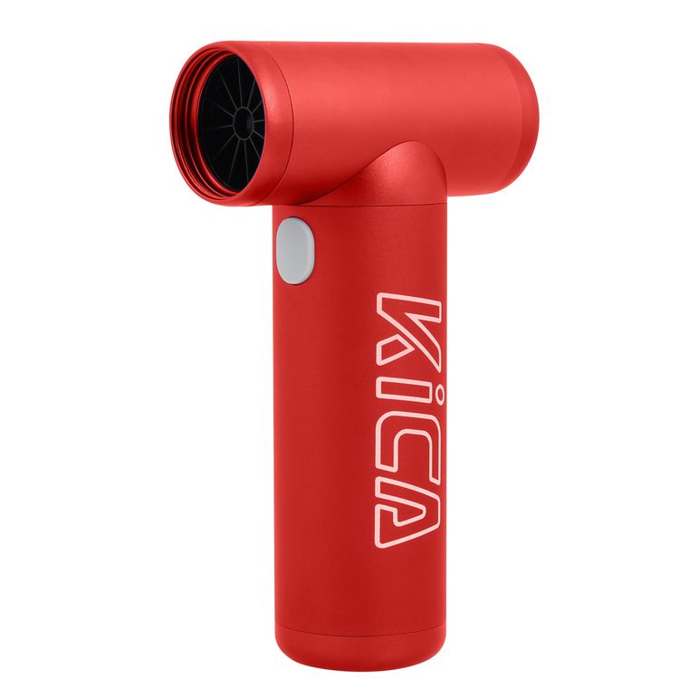 Kica Portable Fan with 86000RPM Rotating Speed, Lightweight, Easy-to-Use, Compact Design, Easy Manual & Power Mode Switch, 3.5 Hours Extended Battery Life - Red