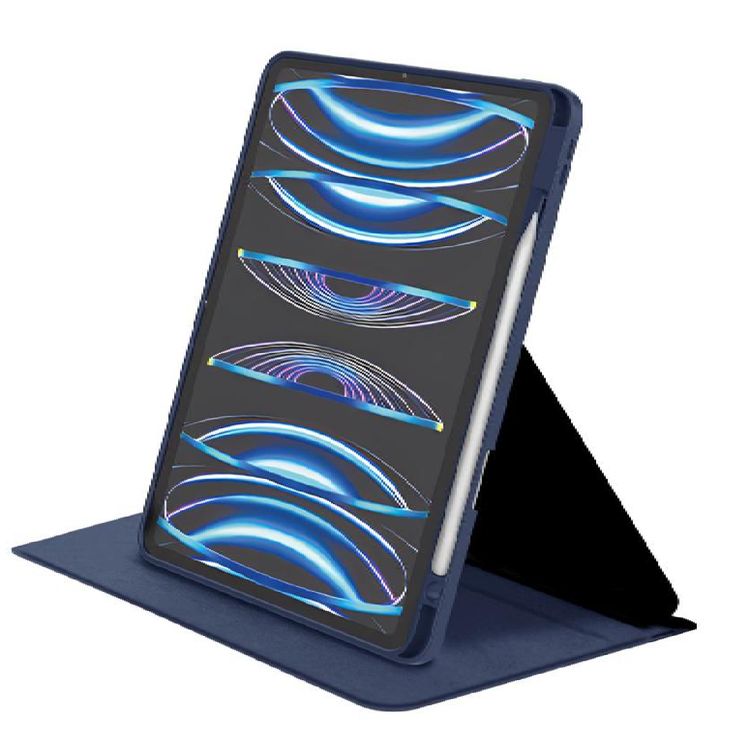 Green Lion Transparent Folio Case For iPad Pro 12.9 - Blue