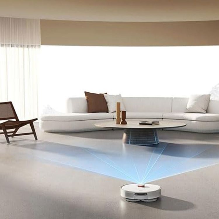 مكنسة شاومي روبوت X20+ مع محطة قاعدة شاملة، 4 أوضاع تنظيف، سعة خزان ماء 4 لتر، بطارية 5200 مللي أمبير، بقدرة 75 واط، عمر بطارية يصل إلى 140 دقيقة، ملاحة ليزر LDS، تحكم عن بعد ذكي، تقنية بزاوية واسعة - أبيض