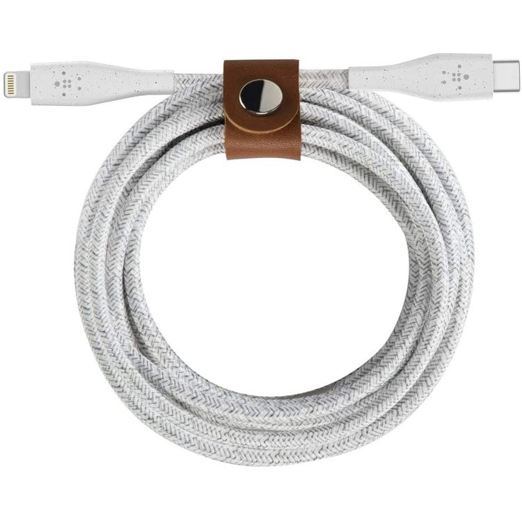 Lightning To USB-C Cable BELKIN F8J243bt04-WHT BOOST CHARGE USB-C Cable-White