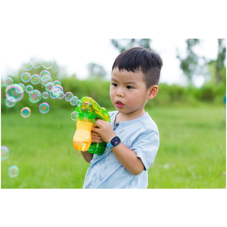 Porodo Kids 4G Smartwatch with Video Calling, 2 MP Camera, IP65 Water Resistant, iOS & Android Compatibility, 800mAh Battery - Blue