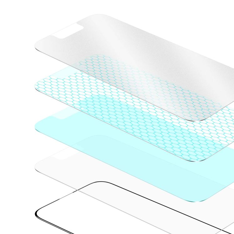 Green Lion 3D AG/Matte Privacy Glass Screen Protector for iPhone 14 Pro Max - Clear