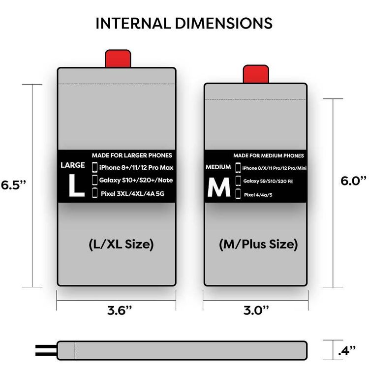Phoozy Apollo II Series AntiMicrobial Thermal Mobile Phone Case Capsule, Shock & Drop Protection Cover, Insulated Ultra-Slim Germ, Extends Battery Life - Silver
