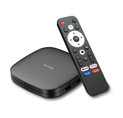 Porodo Android TV Box, Video Streaming, 2GB RAM, 8GB ROM,...