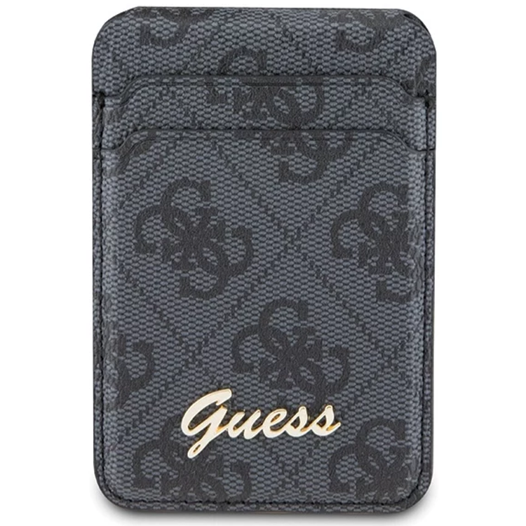 Guess Wallet Cardslot Magsafe Stand 4G Classic - Black