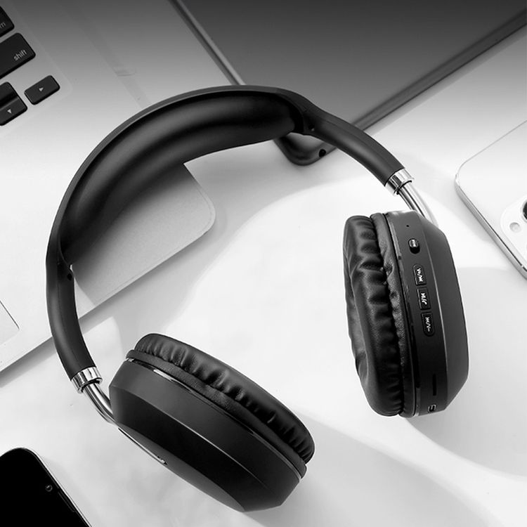 Pawa Thunk Overear Wireless Stereo Headphone HiFi Sound Quality - Black