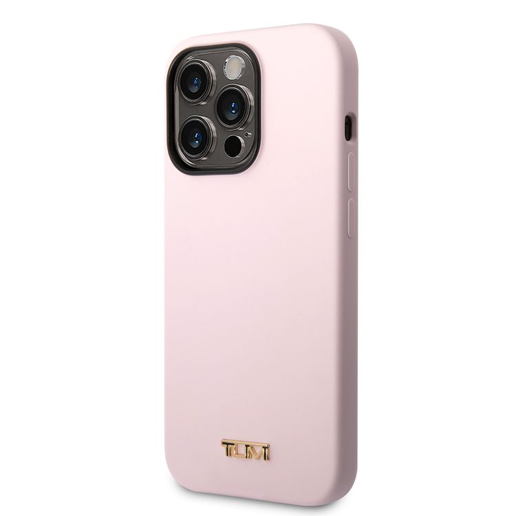 جراب سيليكون سائل Tumi HC MagSafe لهاتف iPhone 14 Pro Max - القرنفل