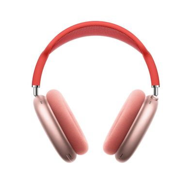 Apple AirPods Max Wireless Over-Ear Headphones, Active Noise Cancelling, Memory Foam & Steel Material, Wireless & Bluetooth Connectivity, Up to 20 Hours Working Time - Pink