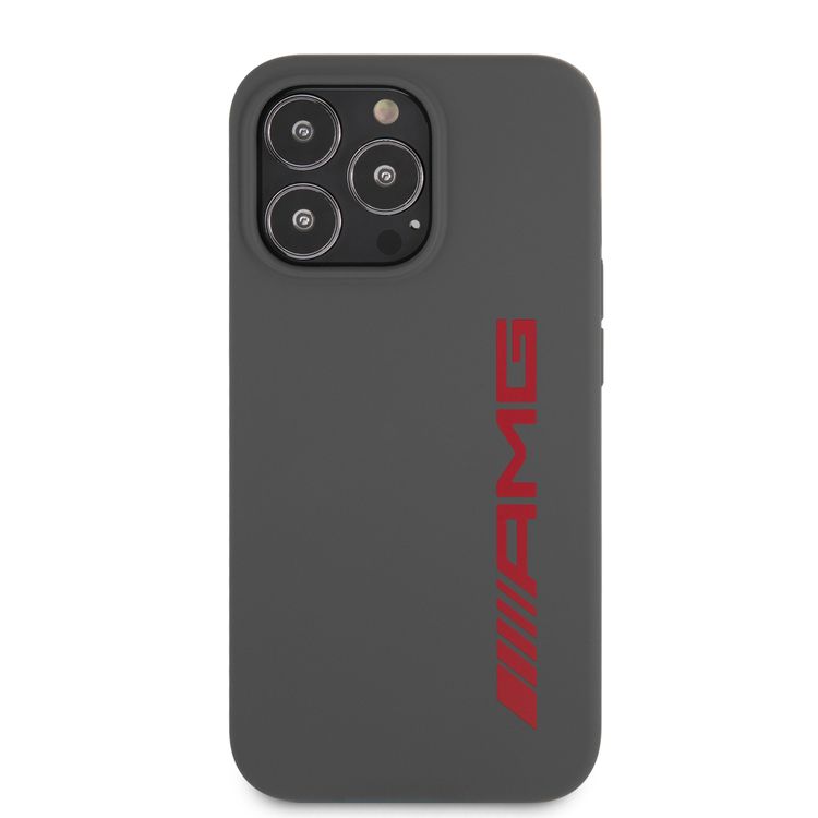 CG MOBILE AMG Liquid Silicone Case with Big Logo Compatible for iPhone 13 Pro (6.1") Easy Access to All Ports, Shock-Absorption, Anti-Scratch, & Drop Protection