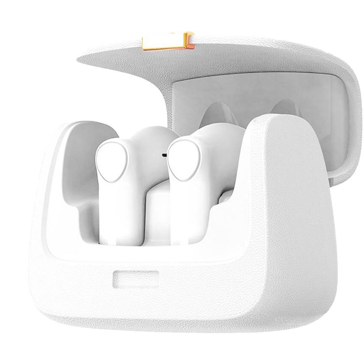 Green Lion Queen's Mini Bag Style True Wireless Earbuds, JL6983 Chipset, Bluetooth Version 5.3, Up to 15 m Bluetooth Range, 5 Hours Playtime, Up to 16 Hours with Charging Case, 300 mAh Charging Case Battery, IPX4 Water Resistance Level - White