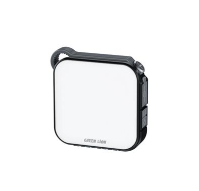 ضوء LED محمول من جرين ليون سولار لوميكس مع باور بانك مدمج، بقدرة 10 واط، و4 أوضاع إضاءة، وعمل يصل إلى 24 ساعة، وسطوع يصل إلى 1000 لومن، وبطارية بسعة 4000 مللي أمبير، ومدخل طاقة شمسية 1 واط - رمادي.