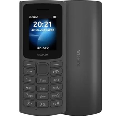 Nokia 105 Dual 4G TRA Version (2023), Long-Lasting Battery - Charcoal