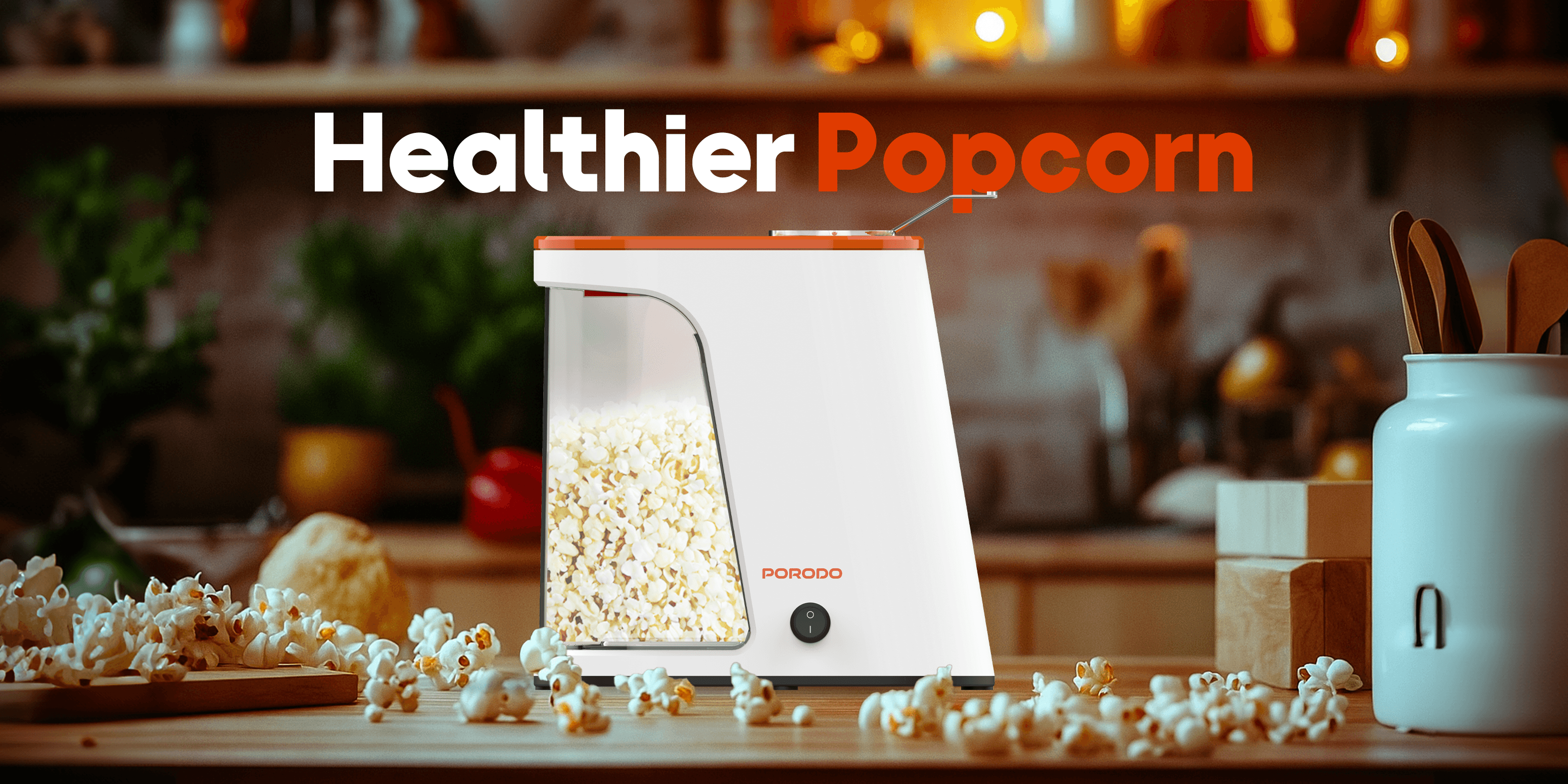 Porodo Lifestyle Air-Popped Popcorn Maker: Is This The Healthiest Option?