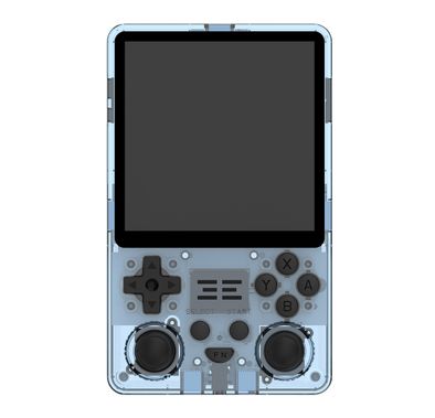 وحدة تحكم الألعاب المحمولة Porodo Gaming Arcade Pro Classic JELOS OS مع شاشة IPS مقاس 4 بوصات، وواي فاي 2.4 جيجا هرتز، ومقبس صوت 3.5 ملم وفتحة Micro SD مزدوجة - أزرق