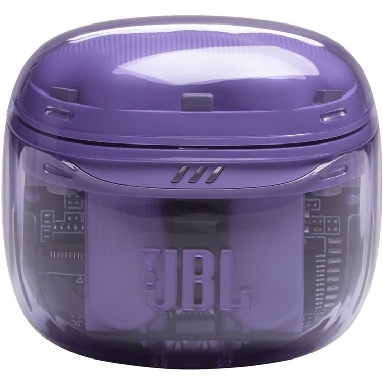 JBL Tune Flex 2 Earbuds with JBL Pure Bass sound, JBL Headphones App, 48 Hours Battery Life, 2 Hours Charging Time - Ghost Purple