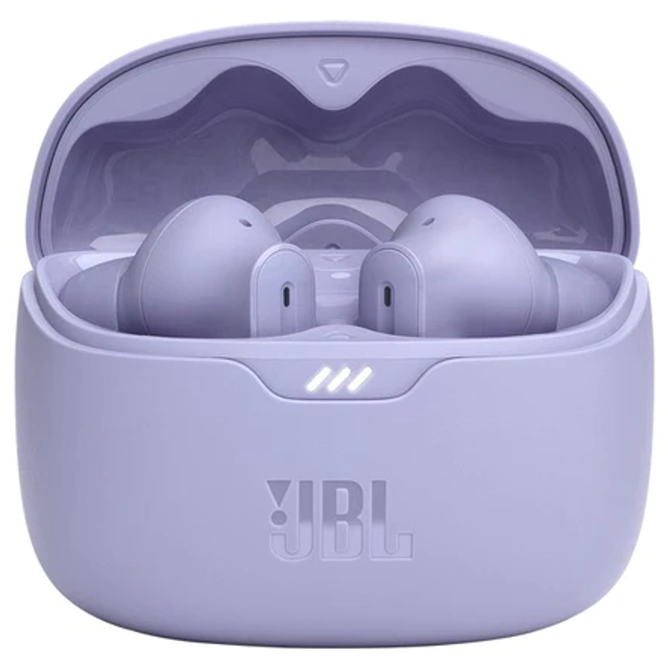 JBL Tune Beam True Wireless Earbuds In-Ear with Mic, Water & Dust Resistant, Bluetooth 5.3, Ambient Aware & Talk Thru, Multi-Point Connection, Active Noise Cancelling, Touch Control, Fast Charge - Purple