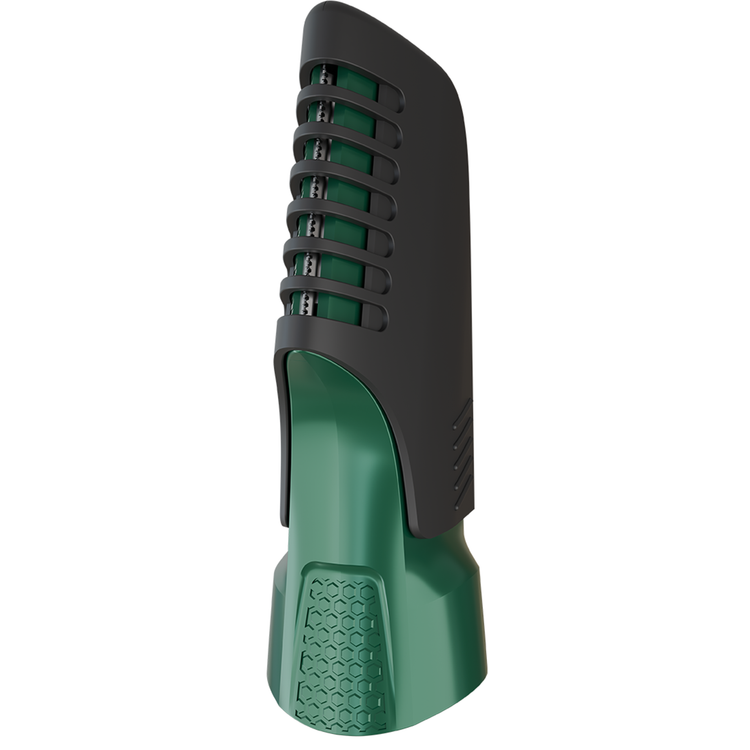 Green Lion Style Pro 6-in-1 Grooming Kit with Digital Display, Wet & Dry Trim, Charging Base, Ergonomic Design, Type-c Charging Port , Stainless Steel Blade - Green