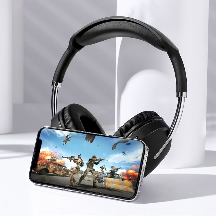 Pawa Thunk Overear Wireless Stereo Headphone HiFi Sound Quality - Black